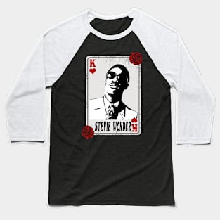 Vintage Card Stevie Wonder Baseball T-Shirt